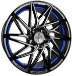 KESKIN WHEELS KT20 FUTURE black painted blue inside 8.0Jx18 5x112 ET30