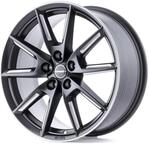 BORBET DESIGN LX19 schwarzmatt poliert mit Edelstahlring 8.0Jx19 5x112 ET44