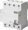 Siemens 5SV3344-6KK01, Siemens FI-Schutzschalter 40/0,03A 3polig+N 400V 4TE