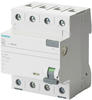 Siemens 5SV3344-3, Siemens FI-Schutzschalter 40/0,03A 3polig+N 400V 4TE F