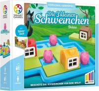 SMARTGAMES Die 3 kleinen Schweinchen, 1 Spieler, 3 - 6 Jahre