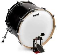 Evans UV EQ4 Schlagfell f&uuml;r Bassdrums mit Tomspannreifen, Coated, 16"