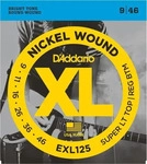 Daddario EXL125-Elektrik Gitarren Saiten Satz 009 - 046