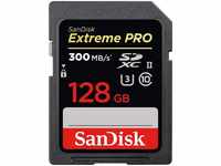 SanDisk SD-Card Extreme Pro 128GB UHS-II 300MB V90
