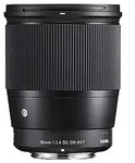 Sigma Contemporary AF 16mm F1.4 DC DN f&uuml;r Sony E schwarz