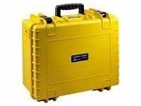 B&W International Outdoor Case Typ 6000 Koffer gelb mit variabler Facheinteilung