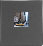 Goldbuch 31725, Goldbuch Bella Vista 30x31 cm, grau, 100 wei&szlig;e Seiten, Buchalbum