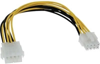 InLine 26631, InLine Strom Verl&auml;ngerung intern - Netzteil zu Mainboard 8pol. ST / BU