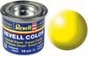 Revell 36312, Revell Modellbau-Farbe auf Wasserbasis, leuchtgelb seidenmatt, 18ml
