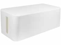 Logilink Kabelbox, groß / 407x157x133,5mm, weiß
