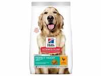 12kg Adult 1+ Perfect Weight Large Huhn Hill's Science Plan Hundefutter