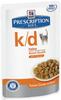 12 x 85 g Hill's Prescription Diet k/d Kidney Care mit Huhn Katzennassfutter