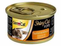 6 x 70g ShinyCat Jelly Thunfisch & Hühnchen GimCat Katzenfutter nass