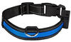 Eyenimal LED-Leuchthalsband - blau - Halsumfang 45 - 55 cm, B 25 mm (Gr. M)