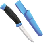 Mora-Messer, Companion, rostfreier Sandvik-Stahl 12C27,blau Scheide mit G&uuml;rtelclip