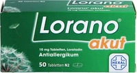 PZN-DE 07222904, Hexal LORANO akut Tabletten 50 St, Grundpreis: &euro; 0,17 /...