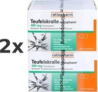 PZN-DE 02940747, TEUFELSKRALLE-RATIOPHARM Filmtabletten 200 St, Grundpreis: &euro;