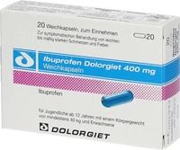 PZN-DE 17416288, Dr. Theiss Naturwaren IBUPROFEN Dolorgiet 400 mg Weichkapseln 20 St,