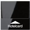 Jung A590CARDSW Hotelcard-Schalter (ohne Taster-Einsatz) Hotelcard Serie A schwarz