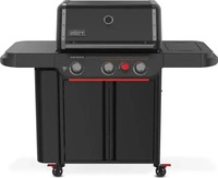WEBER 1501537, Weber Genesis E-330WR Gasgrill Stealth Edition 3 Brenner Grill...