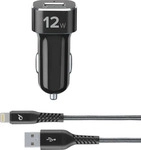 CELLULARLINE TETRCBRKITMFIPH2A, Cellularline TETRA FORCE 12W lightning inkl. Kabel