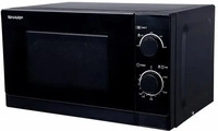SHARP R200BKW, Sharp R200BKW Mikrowelle 20 Liter schwarz