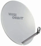 WISI 13428, Wisi OA 38 G 80cm Satspiegel Lichtgrau