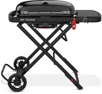 WEBER 9013079, Weber Traveler Gasgrill Stealth Edition black, 9013079