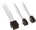 SilverStone 8-Pin-EPS auf 4+4-Pin-ATX/EPS - 300mm wei&szlig; ZUAD-406