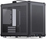 Jonsbo C6 MAX PC-Geh&auml;use, Mini-Geh&auml;use, Micro-ATX, Tempered Glass - schwarz