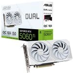 ASUS 90YV0MH6-M0NA00, ASUS Dual GeForce RTX 5060 Ti White OC Edition, 16384 MB GDDR7