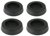 InLine Gummi-F&uuml;&szlig;e f&uuml;r PC Geh&auml;use - schwarz SIBA-028