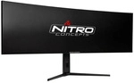 Nitro Concepts SM1 Simracing Monitor, 124,5 cm (49 Zoll) Curved, 144Hz,...