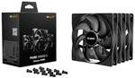 be quiet! Pure Wings 3 L&uuml;fter, PWM - schwarz, 140mm, 3er-Pack LUBQ-105
