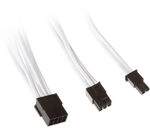 SilverStone 8-Pin-PCIe auf 6+2-Pin-PCIe Verl&auml;ngerung - 250mm wei&szlig; ZUAD-413