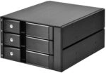 SilverStone SST-FS303-12G Externes 3,5-Zoll-Geh&auml;use, 3-Bay - Schwarz ZUWE-511