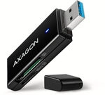 AXAGON CRE-S2N Cardreader USB-A 3.2 Gen 1, SD, microSD - schwarz ZUCR-089