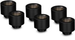 Thermal Grizzly DeltaMate Extender Fitting - MF14, schwarz, 6er-Pack WAZU-1341