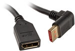 InLine DisplayPort Adapterkabel, 8K4K, nach unten gewinkelt - 0,15m ZUHD-174