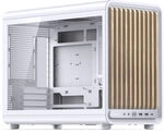 Jonsbo D33 Wood PC-Geh&auml;use, Micro-ATX Geh&auml;use, mATX, Tempered Glass - wei&szlig;,...
