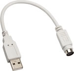 InLine USB Adapter Kabel, USB Stecker A auf PS/2 Buchse - 0,2m ZUUS-406