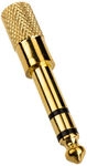 InLine Audio Adapter, 6,3mm Klinke Stecker an 3,5mm Buchse (Stereo) - gold...