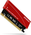 AXAGON PCEM2-S PCIe-3.0-x16-Adapter, 1x M.2-NVMe-SSD, bis 2280 - passive K&uuml;hlung