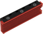 AXAGON CLR-M2 passiver M.2-SSD-K&uuml;hlk&ouml;rper - 2280, Aluminium, rot ZUWE-452