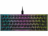 Corsair CH-9194014-DE, Corsair K65 RGB Mini Gaming Tastatur, MX Speed Silver