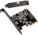 InLine Schnittstellenkarte, PCIe x4, USB 3.2 Gen.2x2, 1x USB Typ-C ZUSA-277