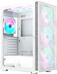 Montech X3 MESH WH, Montech X3 Mesh Midi-Tower, RGB, Tempered Glass - wei&szlig;
