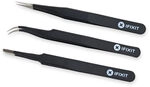 iFixit Precision Tweezer Set PRO - Set mit 3 Pr&auml;zisions-Pinzetten ZUWS-127