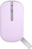 ASUS Marshmallow leise kabellose Bluetooth® Maus MD100 (Lilac Purple & Brave Green)