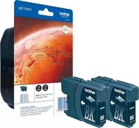 Brother LC1100HYBKBP2, Brother LC1100HYBKBP2, Schwarz, Tinte auf Pigmentbasis, 2